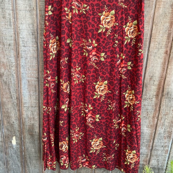 Vintage COCO BLANCO 100% linen maxi floral dress - Picture 16 of 16